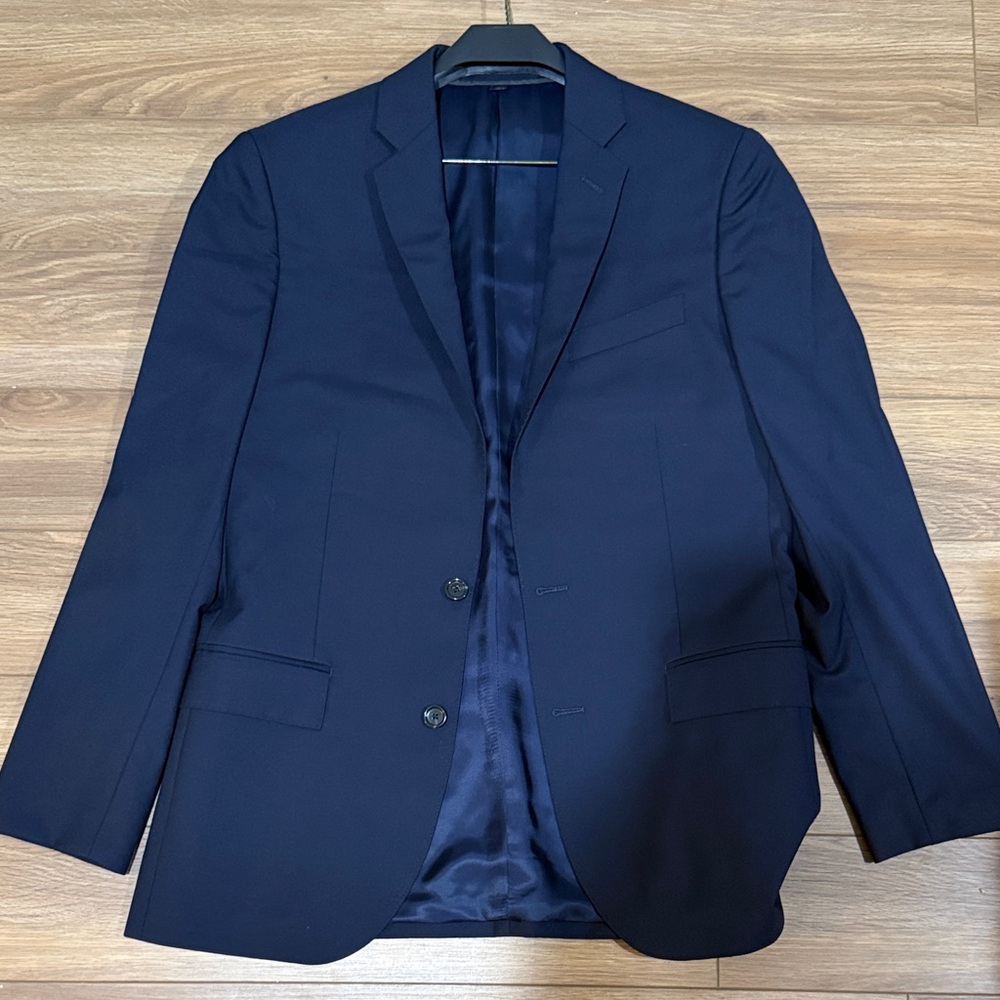 Jcrew Navy Ludlow Suit Jacket (loro piana wool) size 38R